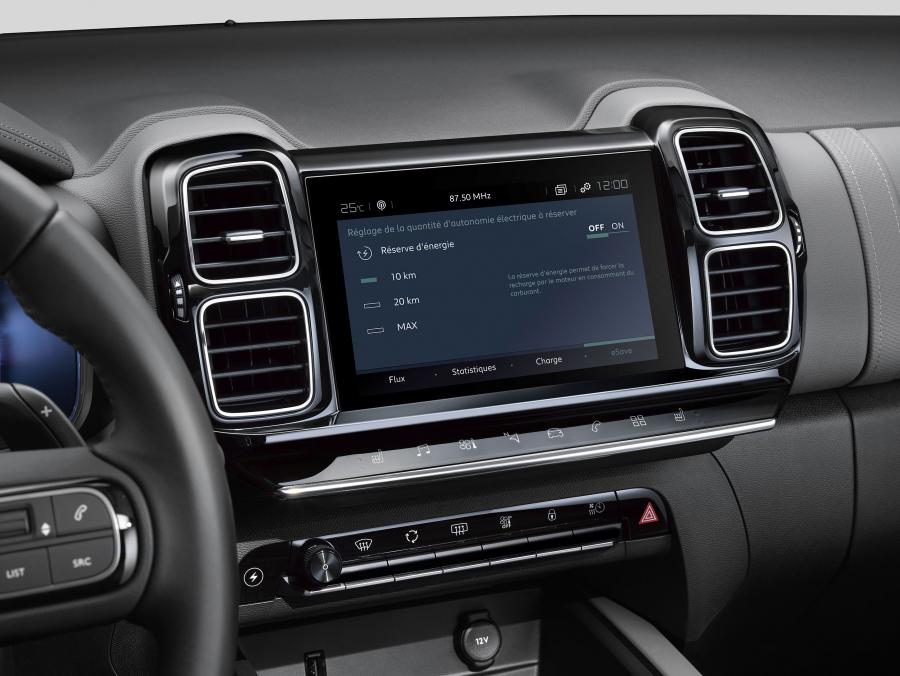 Детали интерьера Citroen C5 Aircross SUV Hybrid 2019 года  (WW) (фото 41 из 49)